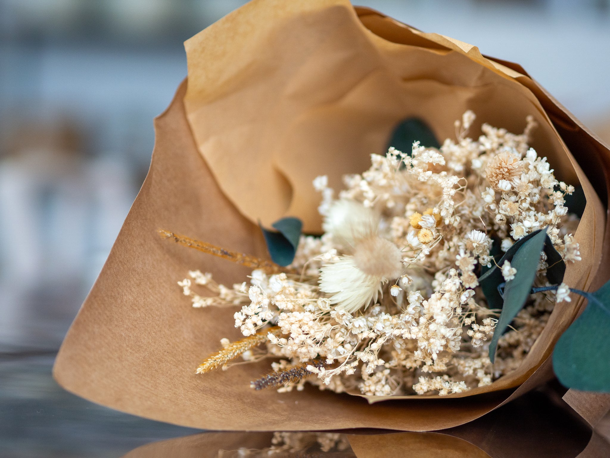 Bouquet de fleurs séchées - Délicatesse
