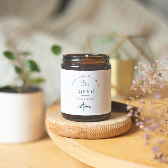 Bougie parfumée Coton